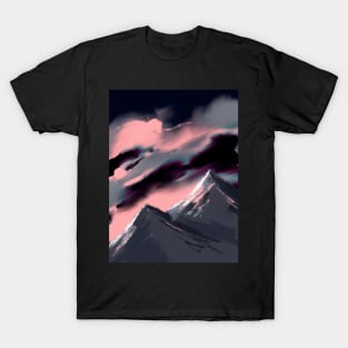 Dark mountain range calling T-Shirt